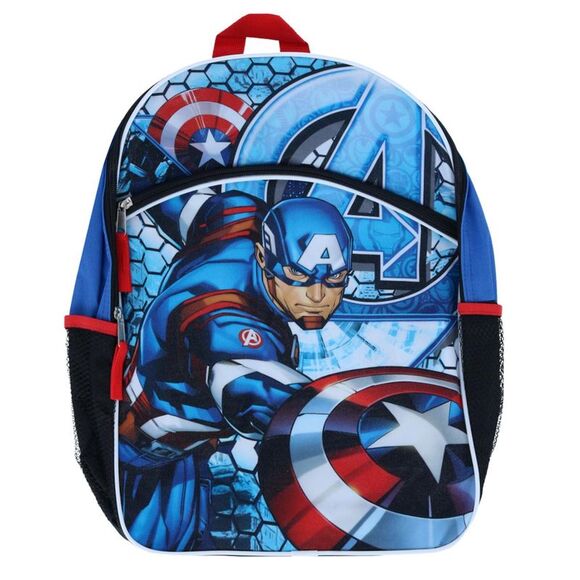 U.P.D., INC Boys Marvel 16 Inch Captain America Backpack - Picture 1 of 4